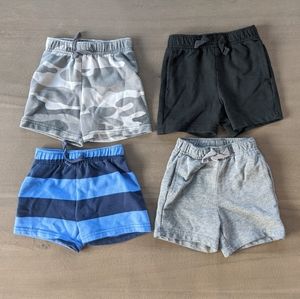 CIRCO Camo Blue Strip Black Grey Shorts 18 Months